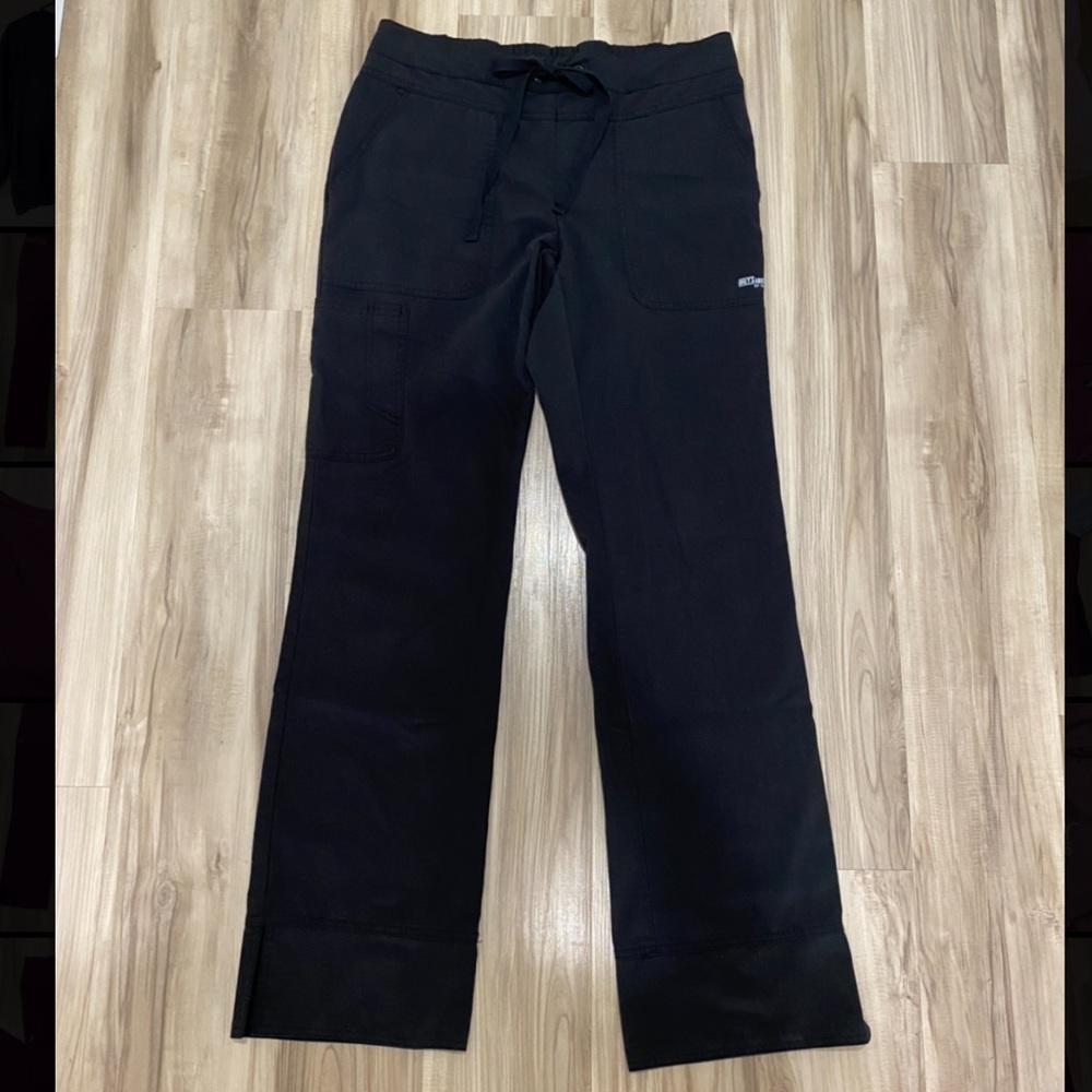 Greys Anatomy Black Scrub Pants Size Small